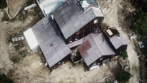 Old abandoned mine in forest Stock Footage 141671926