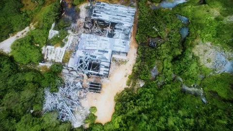 Old abandoned mine in forest 스톡 동영상 146593079