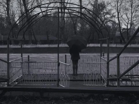 Old abandoned park Stock Photos