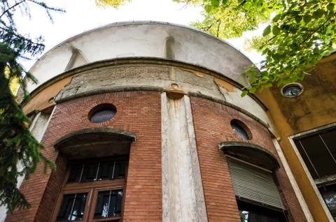 Old abandoned pavillon Stock Photos