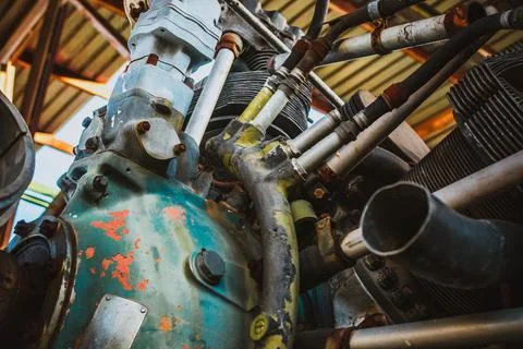 An old abandoned plane Foto stock