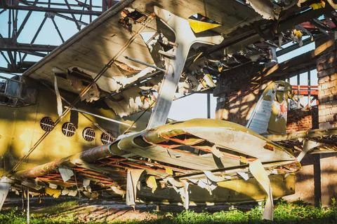 An old abandoned plane Stock Photos