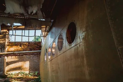 An old abandoned plane Stock Photos