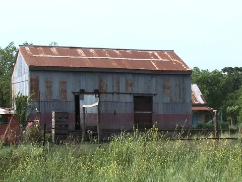 Old abandoned rural train station 01 Stock Footage 128609728