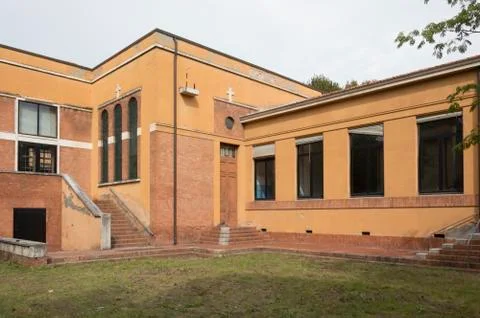 Old abandoned school Stock Photos