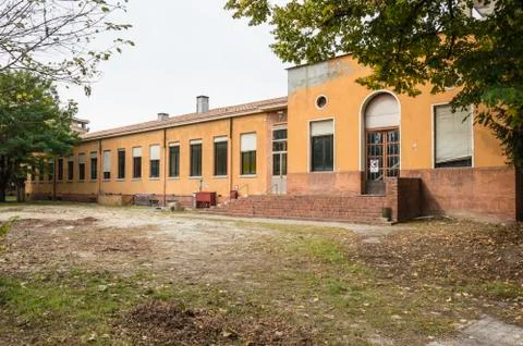 Old abandoned school Stock Photos
