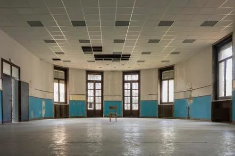 Old abandoned school Stock Photos