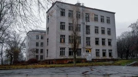 Old Abandoned School Stock Photos