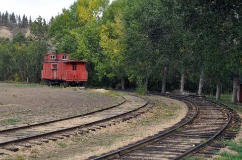 Old Abandoned Train Stock Photos