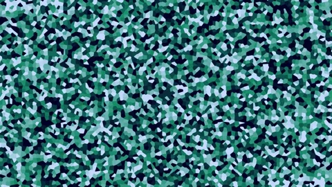 Old abstract glass mosaic pattern in cartoon style with glossy reflection Stock Footage 291194614