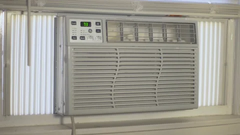Old AC, conditioner Stock Footage 96088341
