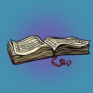 The old account book 스톡 일러스트