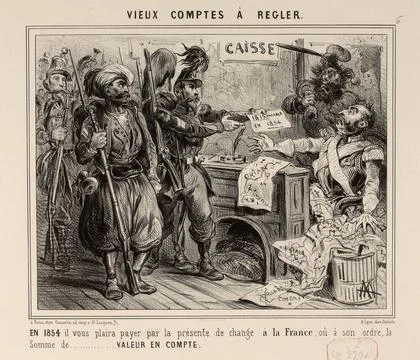 Old accounts to settle. (Title registered (letter)) The Crimean War. (Titl... Foto stock