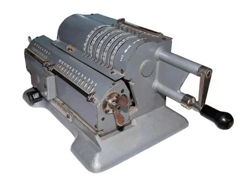 Old adding machine Stock Photos