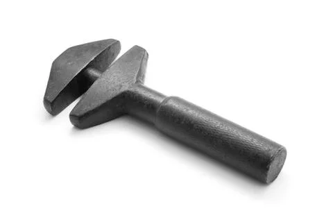 Old adjustable wrench Stock Photos