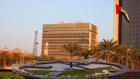 Old ADNOC Building, Abu Dhabi Stock Footage 141105170