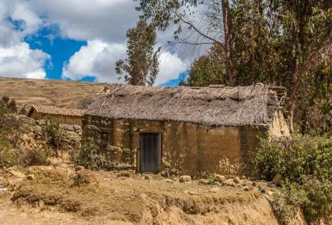 Old adobe house Stock Photos