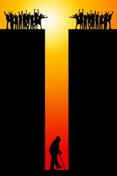 Old age Stock Illustration