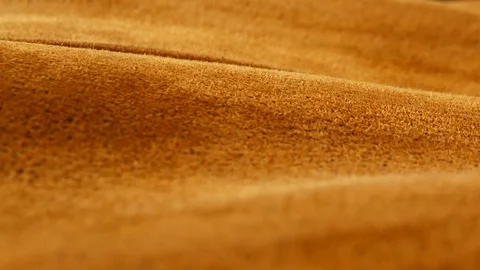 Old aged suede leather background. Coarse texture, gradient yellow brown beige Video stock 88712520