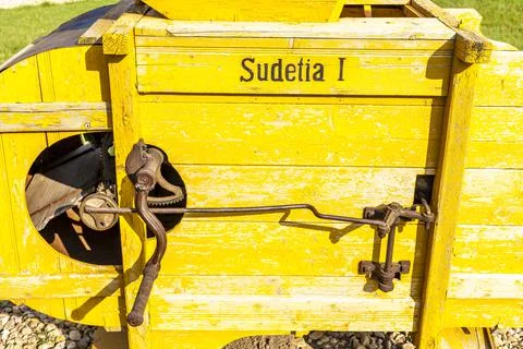 Old agricultural machine Stock Photos