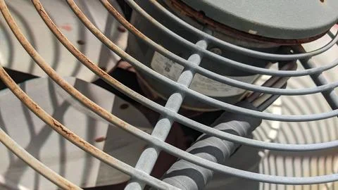 Old air conditioner unit Stock Photos