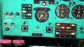 Old aircraft instruments panel HD Footage