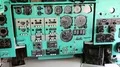Old aircraft instruments panel HD Footage