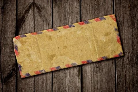 Old airmail envelope Stock Photos