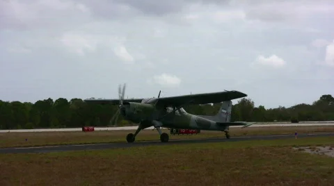 Old airplane Stock Footage 371988