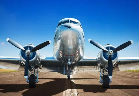 Old airplane 写真素材