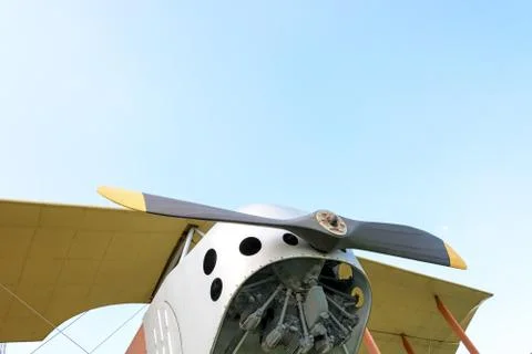 Old airplane. Stock Photos