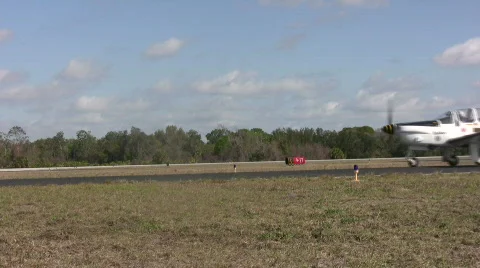 Old airplanes parading Stock Footage 656080