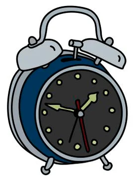 The old alarm clock Stock Illustration