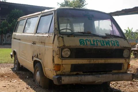Old ambulance Stock Photos
