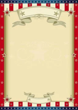 Old american certificate Stockillustratie