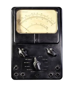 Old ammeter Stock Photos