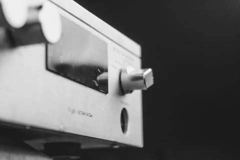 The old amplifier Stockfoto's