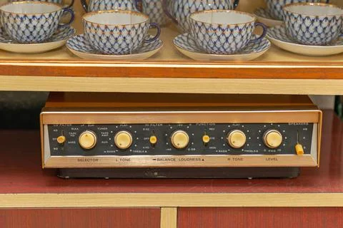 Old Amplifier Unit Stock Photos