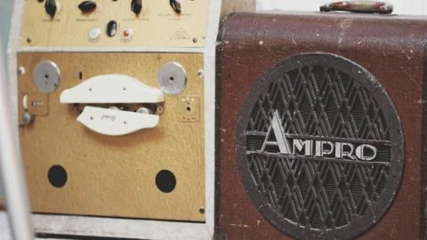 Old amplifiers Stock Photos