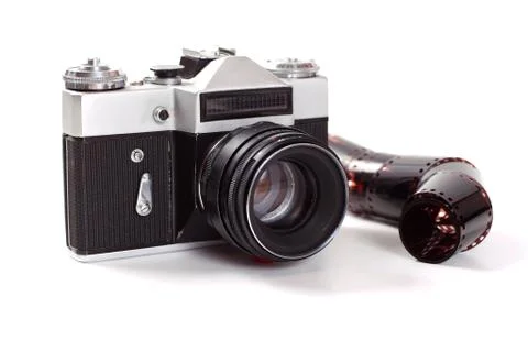 Old analog camera Stock Photos