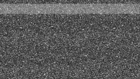 Old analog television static noise with horizontal tracking interference ba.. Stockbeeldmateriaal 334906421