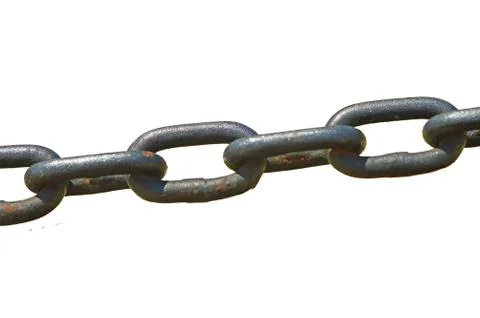 Old anchor chain Stock Photos