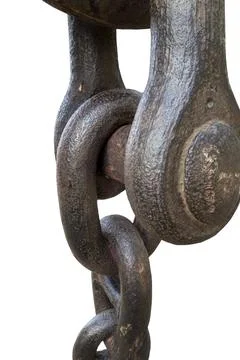 Old anchor chain Stock Photos