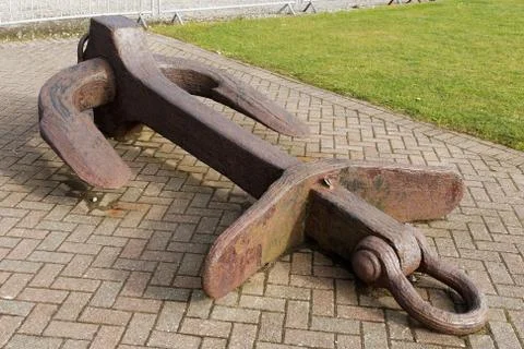 Old anchor Stock Photos