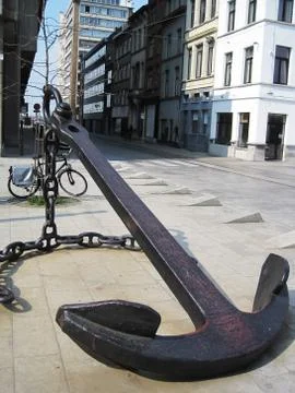 Old anchor Stock Photos