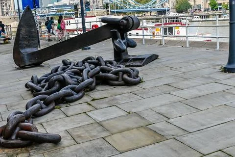 Old anchor Stock Photos