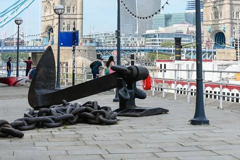 Old anchor Stock Photos