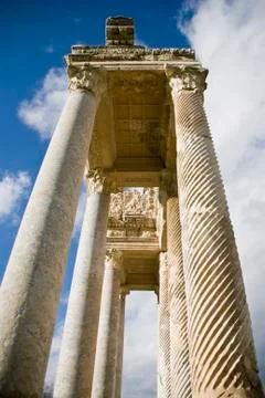 Old ancient column Stock Photos
