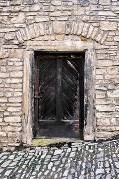 Old ancient door Stock Photos
