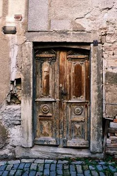 Old ancient door Stock Photos
